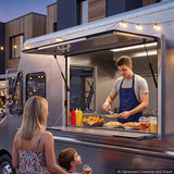 Vevor Concession Window 48" x 36" Aluminum Alloy Service Window for Food Truck with Folding Shelf New