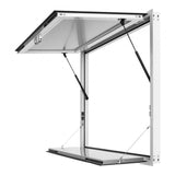 Vevor Concession Window 48" x 36" Aluminum Alloy Service Window for Food Truck with Folding Shelf New