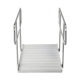 Vevor Wheelchair Ramp with Handrails 71.1" x 32.7" Aluminum Portable Threshold Ramp New