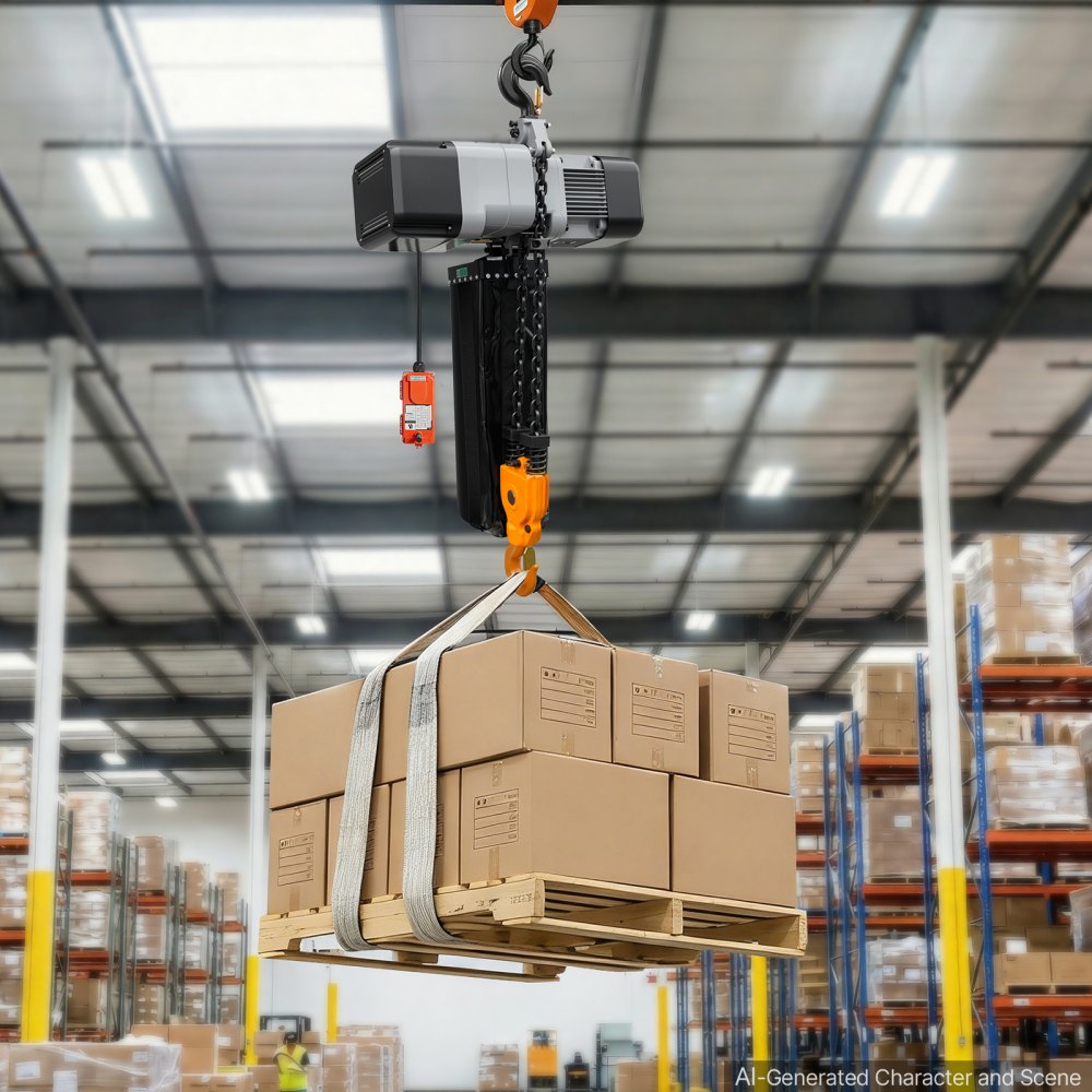 Vevor Electric Chain Hoist 11000 lbs 30' Three-Phase Overhead Crane New