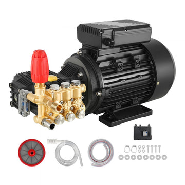 Vevor Pressure Washer Pump Kit Electric 1950 PSI 3.2 GPM Triplex with 5 HP Motor 240V New