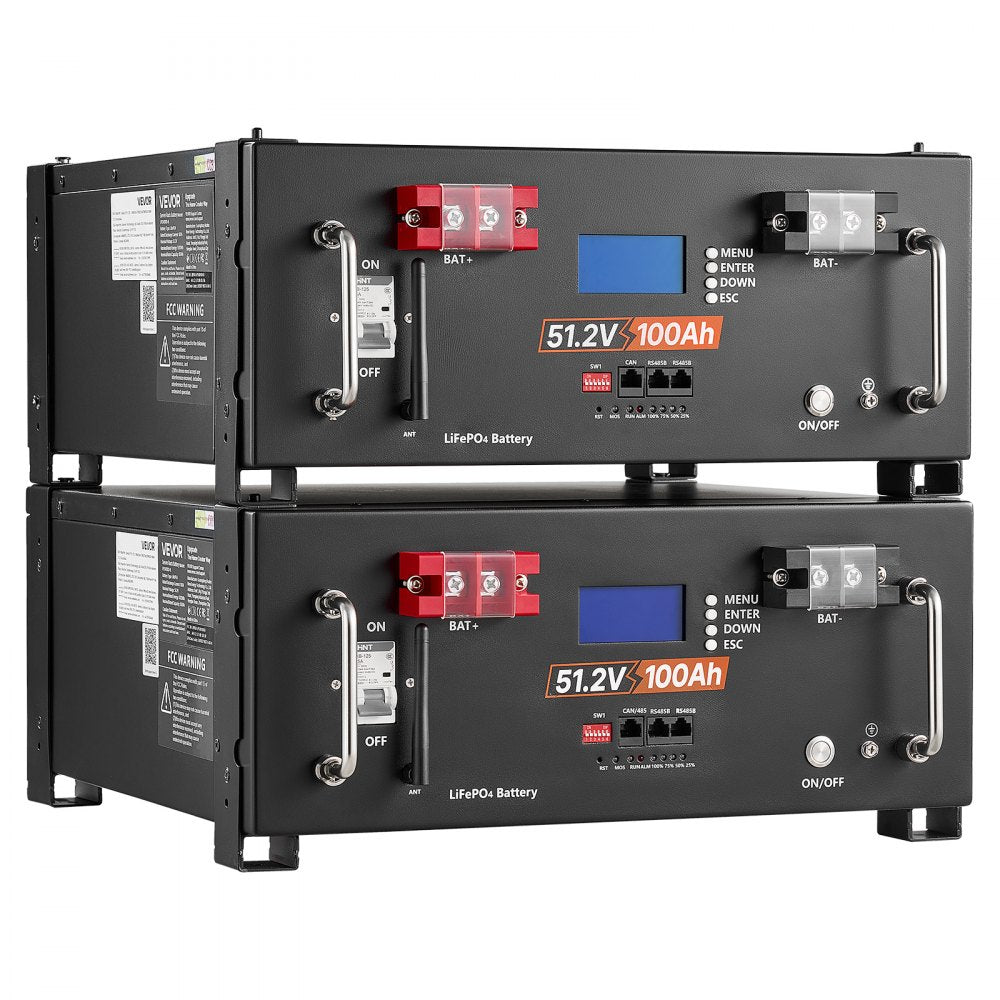 Vevor Home Power Station 5120Wh LiFePO4 Lithium Battery Backup Power System New