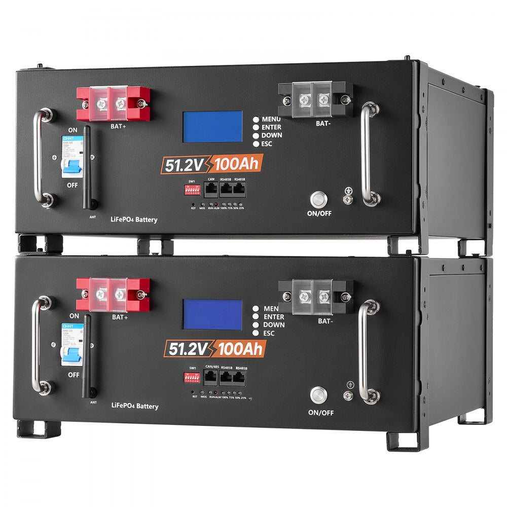 Vevor Home Power Station 5120Wh LiFePO4 Lithium Battery Backup Power System New