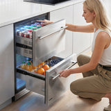 Vevor Drawer Refrigerator 24" Undercounter Beverage Fridge New