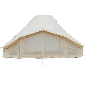 Vevor Bell Tent 4-Season 19.7' x 13.12' x 10.17' Canvas Yurt Tent New