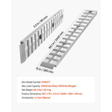 Vevor Trailer Ramps 96" x 15" Heavy-Duty Aluminum Loading Ramp Set New