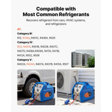 Vevor Refrigerant Recovery Machine Portable 3/4 HP 120V Single-Cylinder AC Unit New
