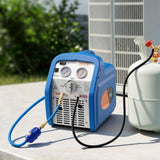 Vevor Refrigerant Recovery Machine Portable 3/4 HP 120V Single-Cylinder AC Unit New