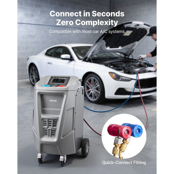 Vevor Refrigerant Recovery Machine Fully Automatic 1234yf 7" Touch Screen New