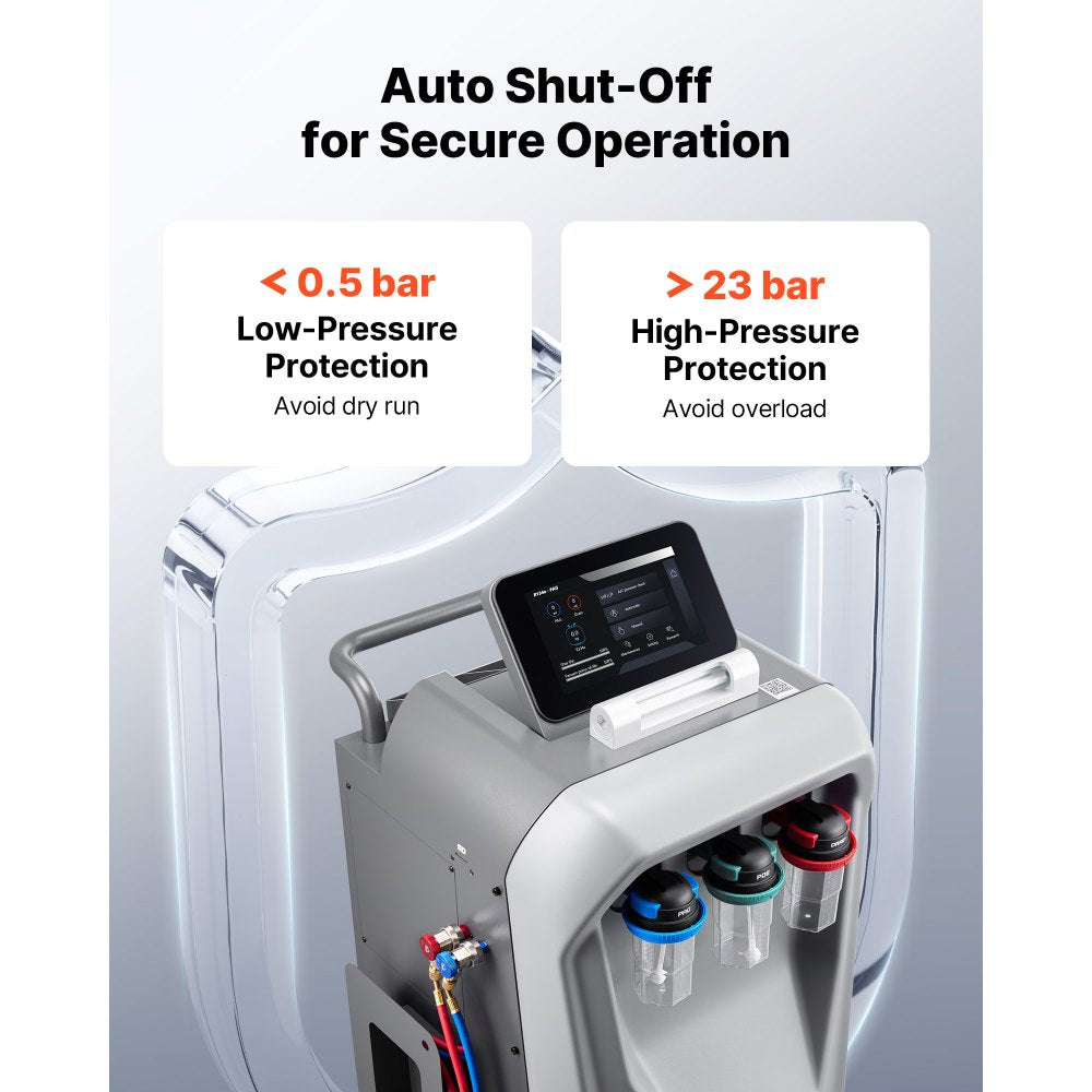 Vevor Refrigerant Recovery Machine Fully Automatic R134a Automotive A/C Service Unit New