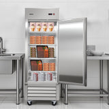 Vevor Upright Freezer Commercial Reach-In 29" 21.9 Cu. Ft. Stainless Steel Single Door New
