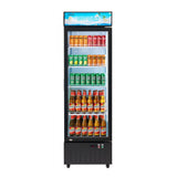 Vevor Merchandiser Refrigerator 12.7 Cu. Ft Glass Door Display Beverage Cooler New