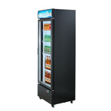 Vevor Merchandiser Refrigerator 12.7 Cu. Ft Glass Door Display Beverage Cooler New