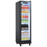 Vevor Merchandiser Refrigerator 6.9 Cu. Ft. Glass Door Display Beverage Cooler New