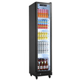 Vevor Merchandiser Refrigerator 8.3 Cu. Ft. Glass Door Beverage Cooler New