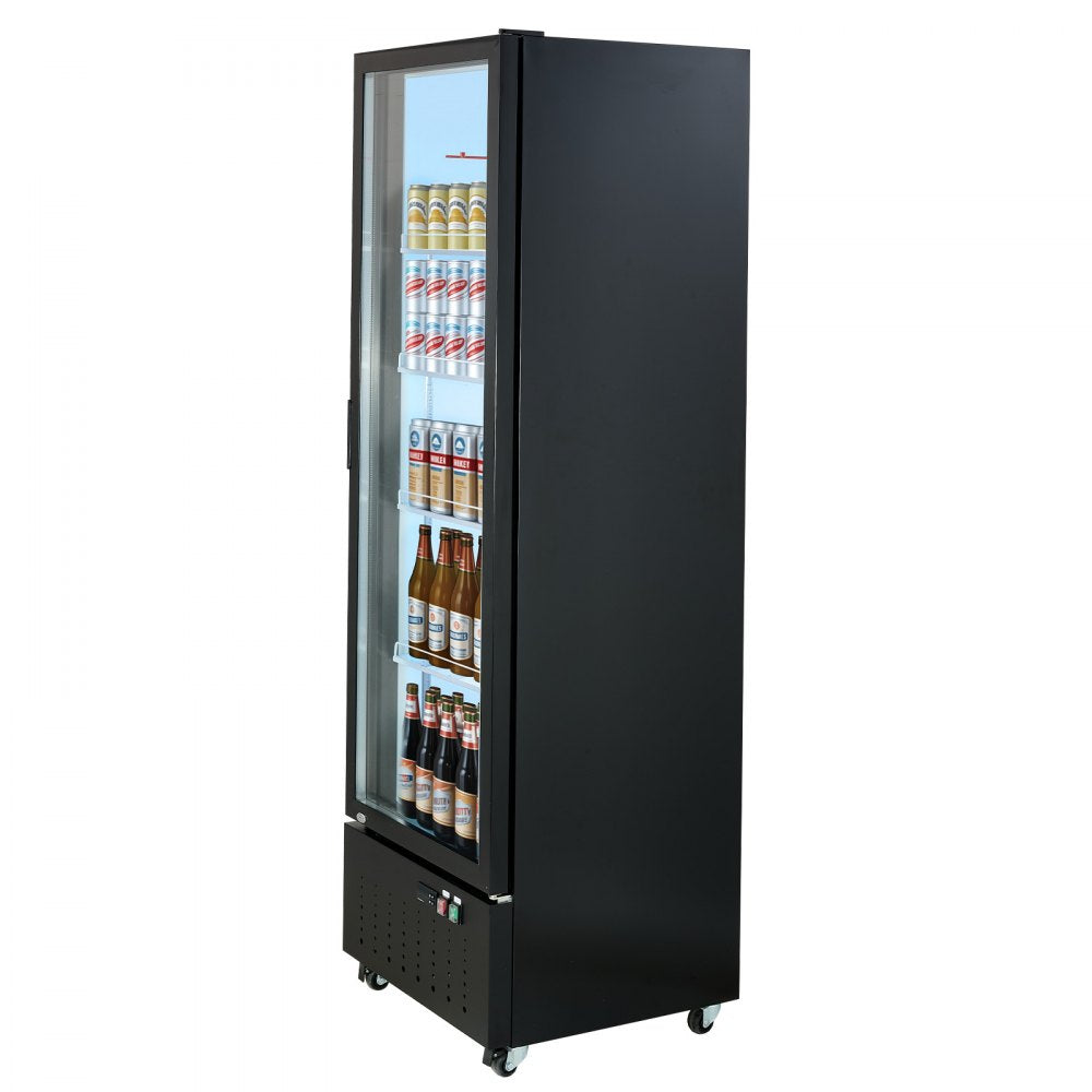 Vevor Commercial Merchandiser Refrigerator 12.7 Cu. Ft Glass Door Beverage Cooler New