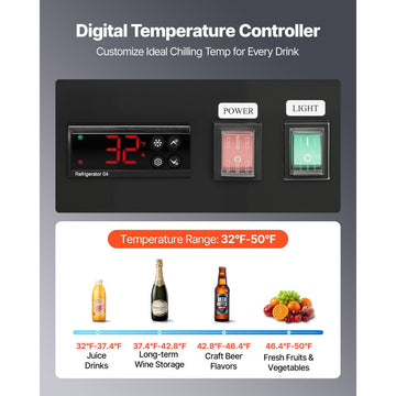 Vevor Commercial Merchandiser Refrigerator 20.8 cu. ft. 2-Door Upright Beverage Cooler with Customizable Lightbox New