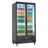 Vevor Beverage Refrigerator 24.9 Cu. Ft. 2-Door Commercial Merchandiser Cooler New