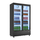 Vevor Beverage Refrigerator 29.3 Cu.Ft 2-Door Commercial Merchandiser Cooler New