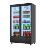 Vevor Beverage Refrigerator 29.3 Cu.Ft 2-Door Commercial Merchandiser Cooler New