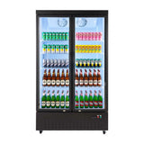 Vevor Beverage Refrigerator 29.3 Cu.Ft 2-Door Commercial Merchandiser Cooler New