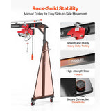 Vevor Gantry Crane Adjustable 2200 lbs Portable Shop Lift Hoist New