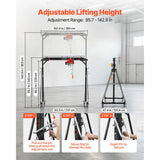 Vevor Gantry Crane Adjustable 2200 lbs Portable Shop Lift Hoist New