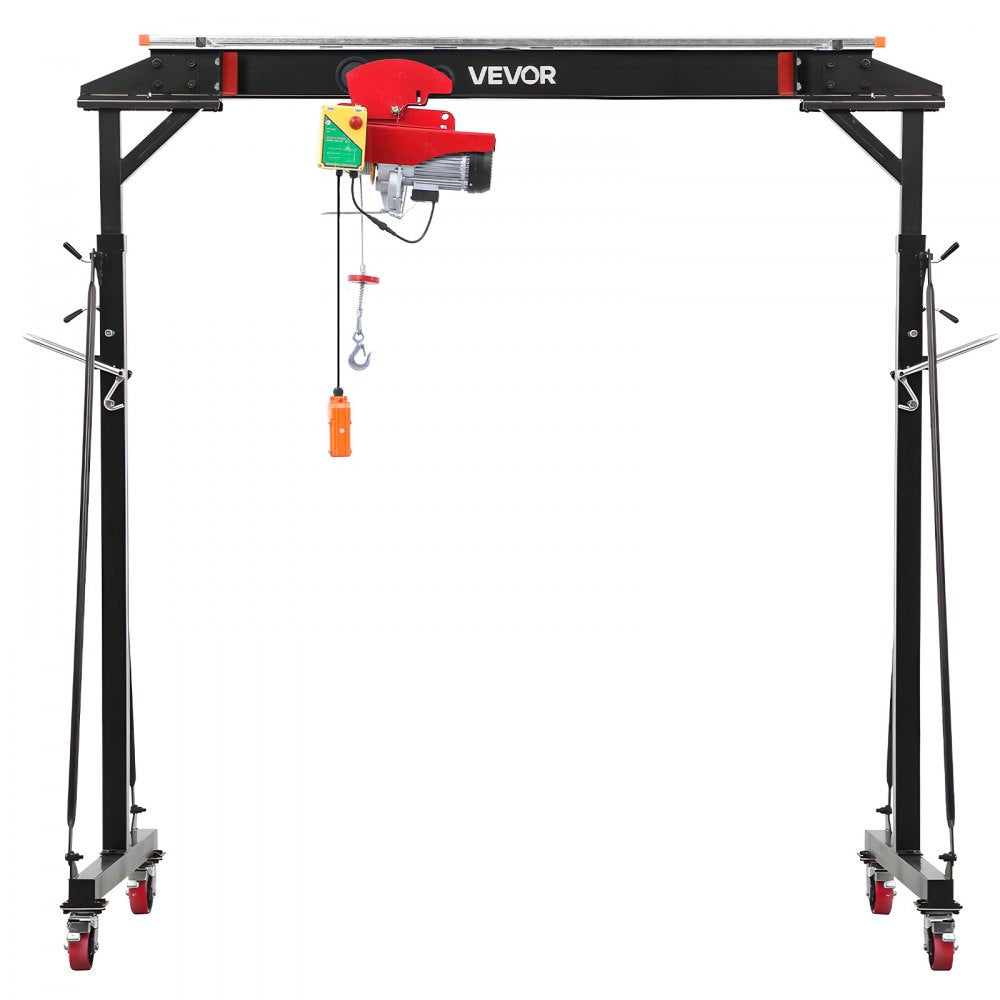 Vevor Gantry Crane Adjustable 2200 lbs Portable Shop Lift Hoist New