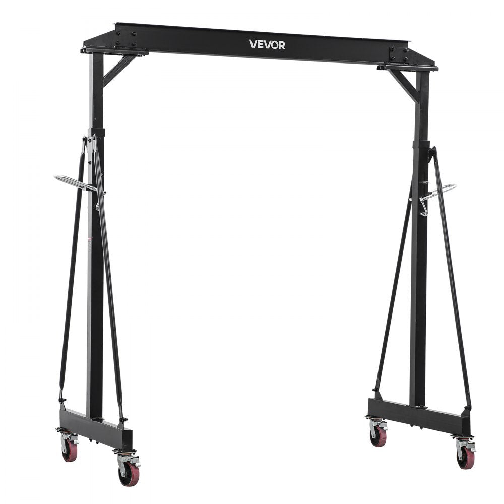 Vevor Gantry Crane Adjustable 4400 lbs Portable Shop Lift Hoist Frame Only New
