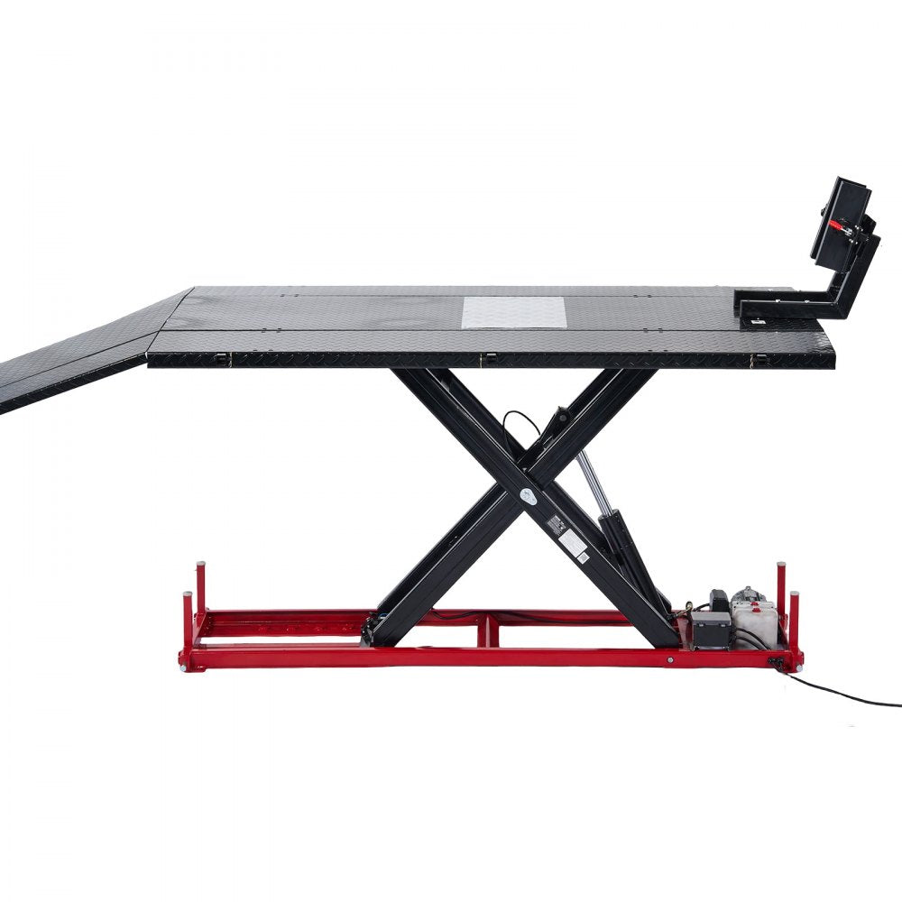 Vevor Motorcycle Lift Table Electric Hydraulic 1500 lbs ATV Dirt Bike Repair Stand New