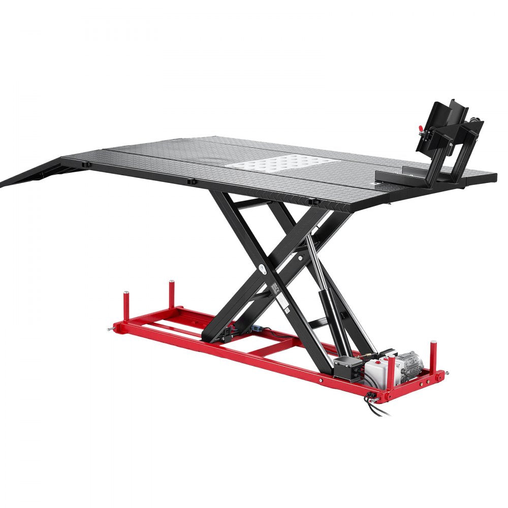 Vevor Motorcycle Lift Table Electric Hydraulic 1500 lbs ATV Dirt Bike Repair Stand New