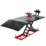 Vevor Motorcycle Lift Table Electric Hydraulic 1500 lbs ATV Dirt Bike Repair Stand New