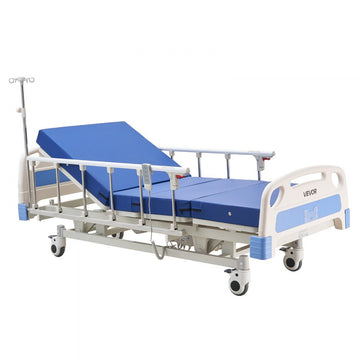Vevor Hospital Bed Premium 3-Function Full Electric Medical Bed with Mattress 550 lbs New