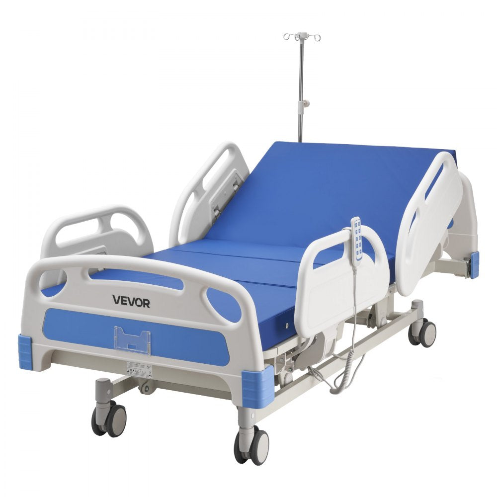 Vevor Hospital Bed Premium 5-Function Full Electric ICU Medical Bed with Mattress New