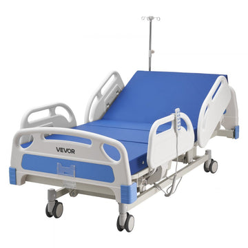 Vevor Hospital Bed Premium 5-Function Full Electric ICU Medical Bed with Mattress New
