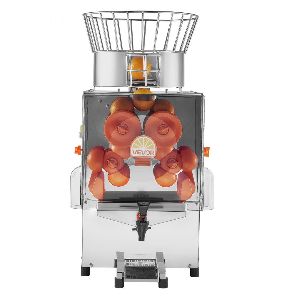 Vevor Commercial Orange Juicer Automatic Citrus Extractor 120W Stainless Steel New