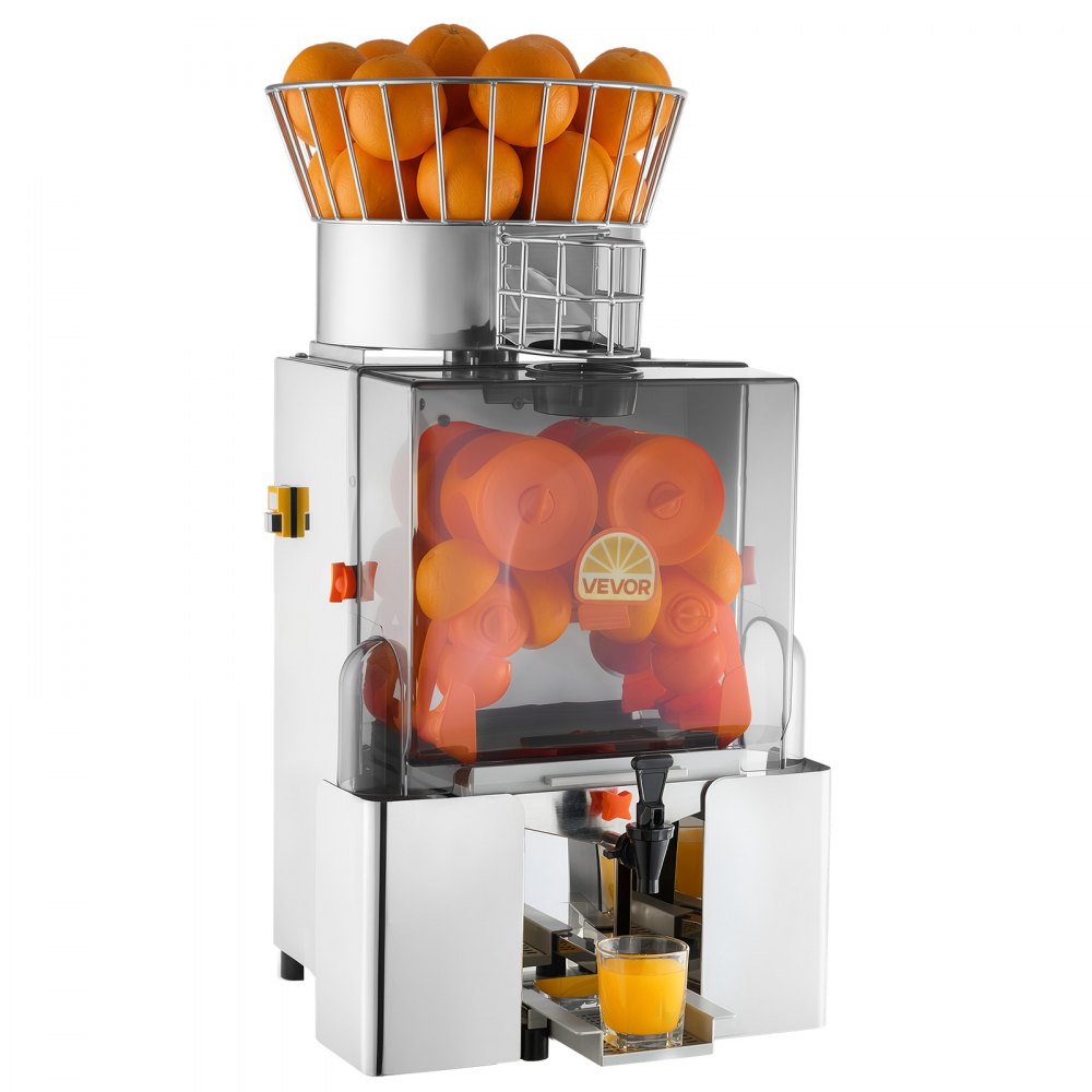 Vevor Commercial Orange Juicer Automatic Citrus Extractor 120W Stainless Steel New