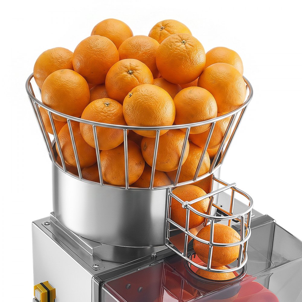 Vevor Commercial Orange Juicer Automatic Citrus Extractor 120W Stainless Steel New
