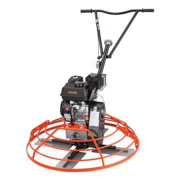 Vevor Power Trowel 34.8" Gas-Powered Walk-Behind Concrete Finishing Machine New
