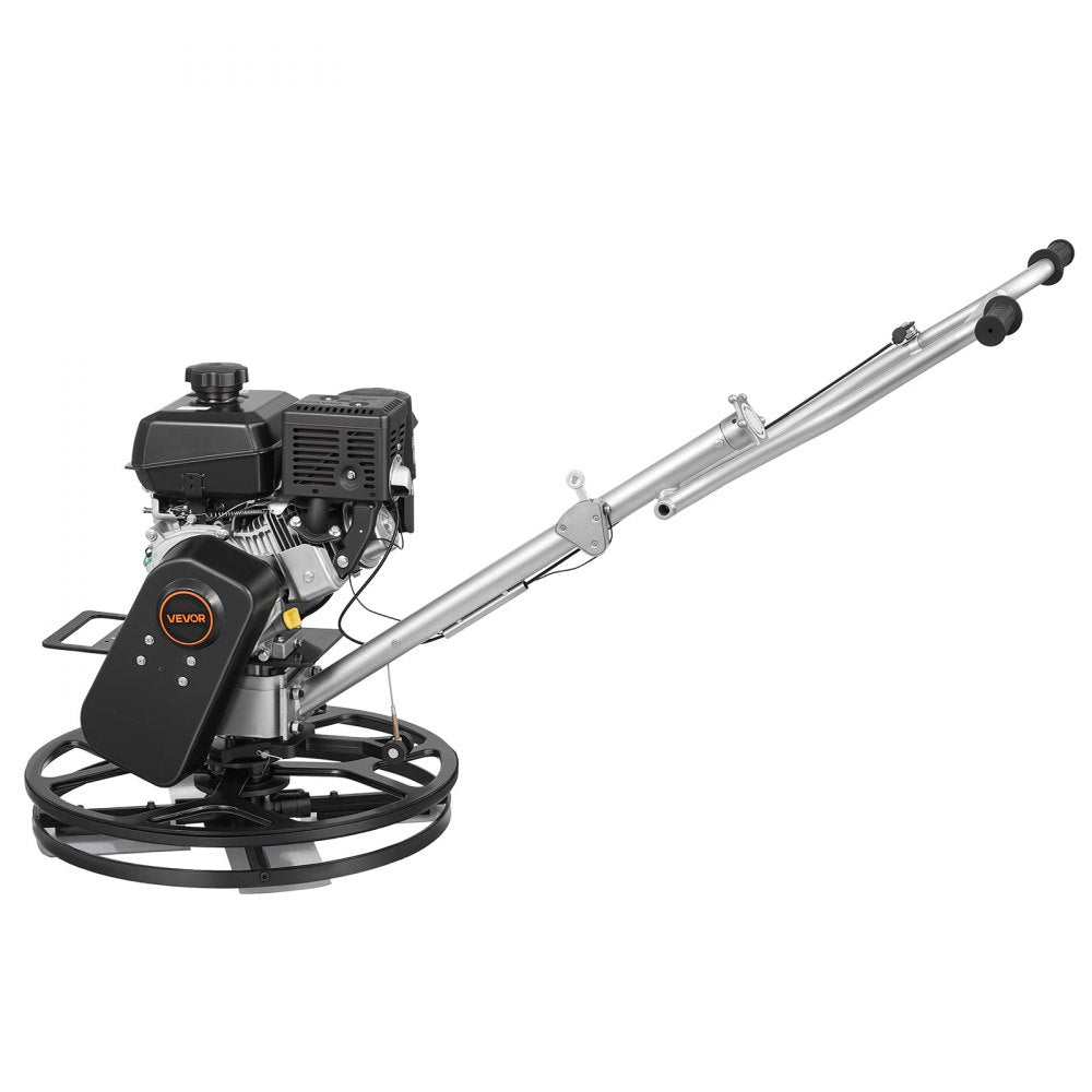 Vevor Power Trowel 24" Concrete Finishing Machine with Float Pan, 7 HP Kohler Engine, 4 Blades, Adjustable Pitch, Gas-Powered Walk-Behind New