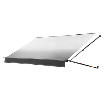 Vevor RV Awning Manual Retractable Complete Kit 18.12' Gradient Black New