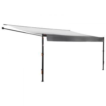 Vevor RV Awning Manual Retractable Complete Kit 18.12' Gradient Black New