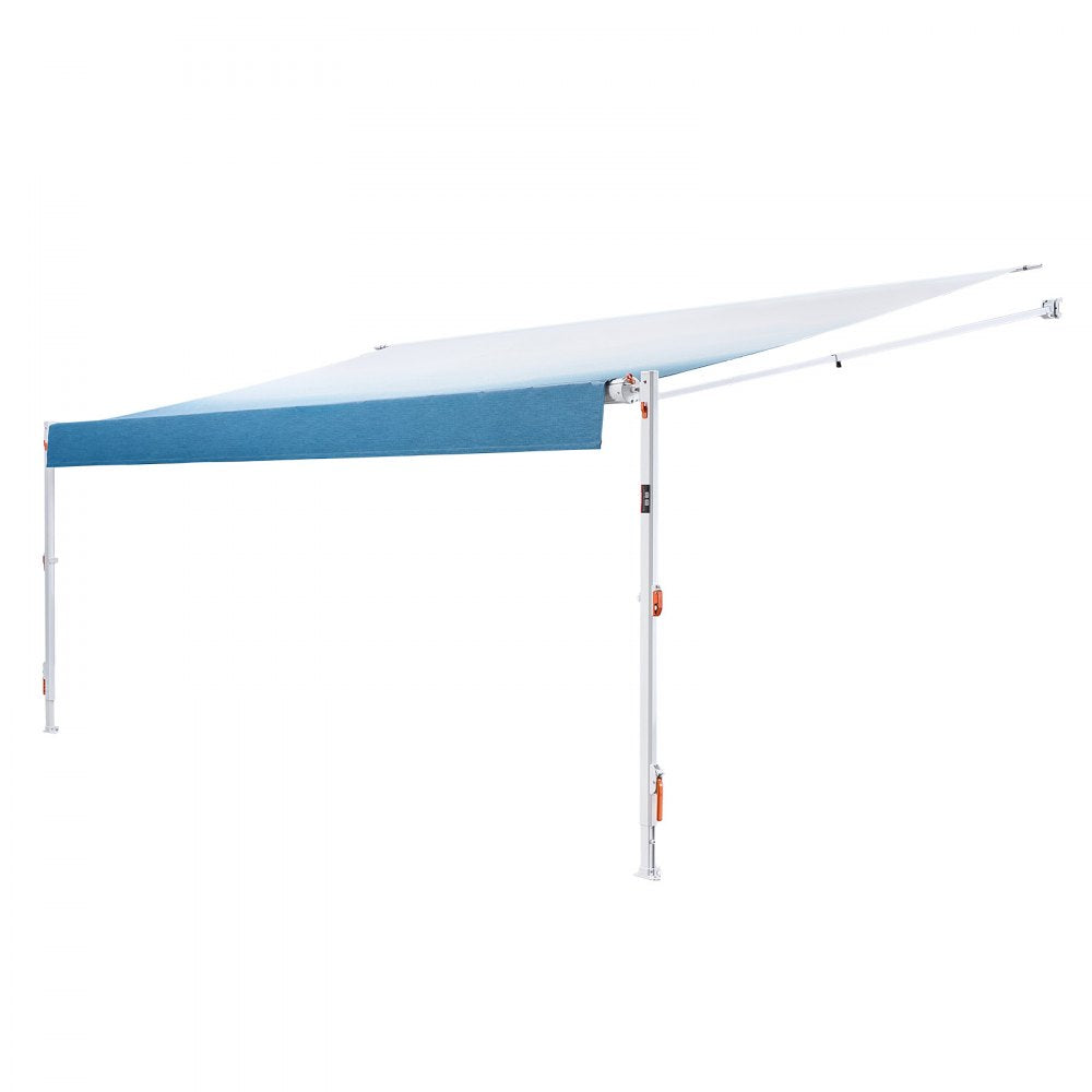 Vevor RV Awning Manual Retractable Complete Kit 17.12' Gradient Blue New