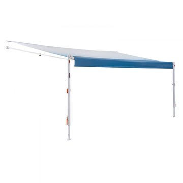 Vevor Manual Retractable RV Awning Complete Kit 18.12' Gradient Blue New
