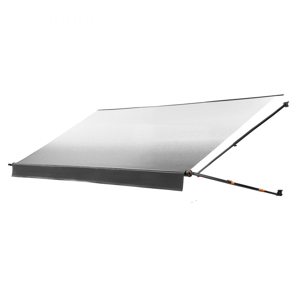 Vevor RV Awning Manual Retractable Complete Kit 20.12' Gradient Black New