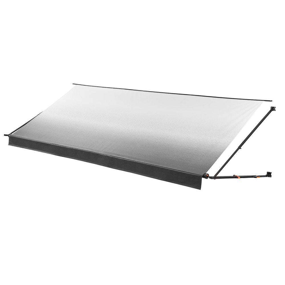 Vevor RV Awning Manual Retractable Complete Kit 20.12' Gradient Black New