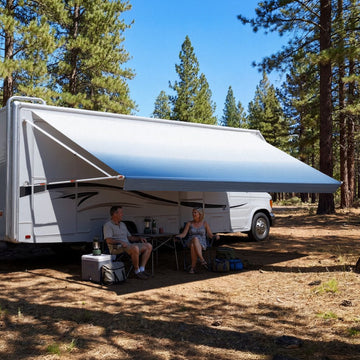 Vevor RV Awning Manual Retractable Complete Kit 20.12' Gradient Blue New