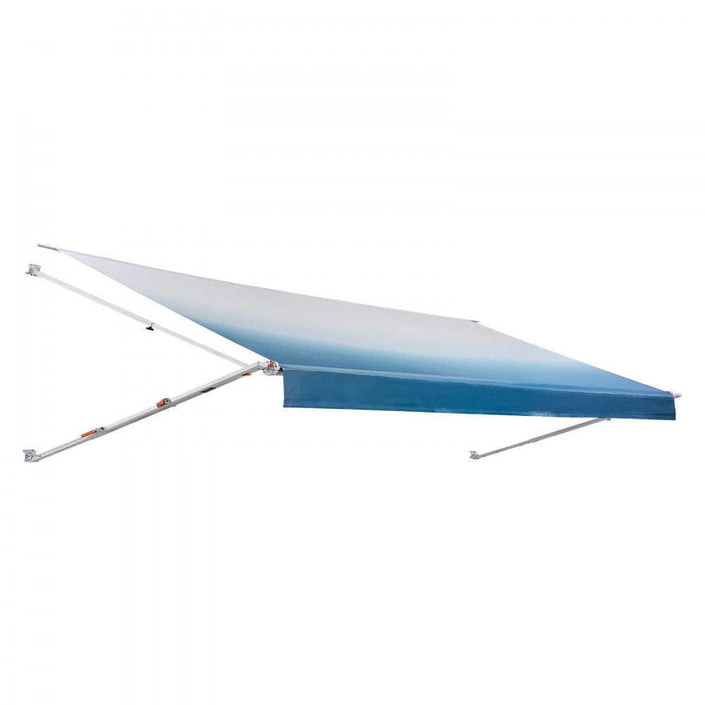 Vevor RV Awning Manual Retractable Complete Kit 20.12' Gradient Blue New