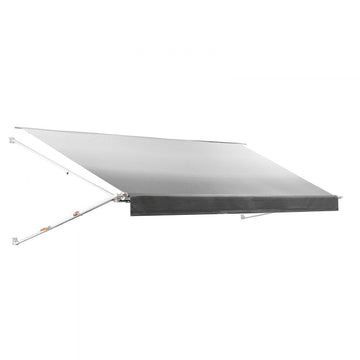 Vevor RV Awning Manual Retractable Complete Kit with Sunshade Screen 18.12' Gradient Gray New