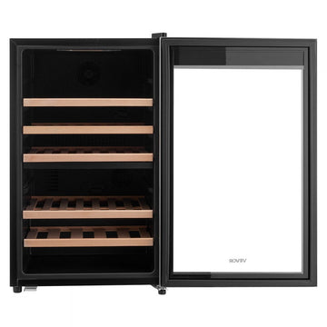 Vevor Wine Cooler 52-Bottle Dual Zone Freestanding Wine Fridge New
